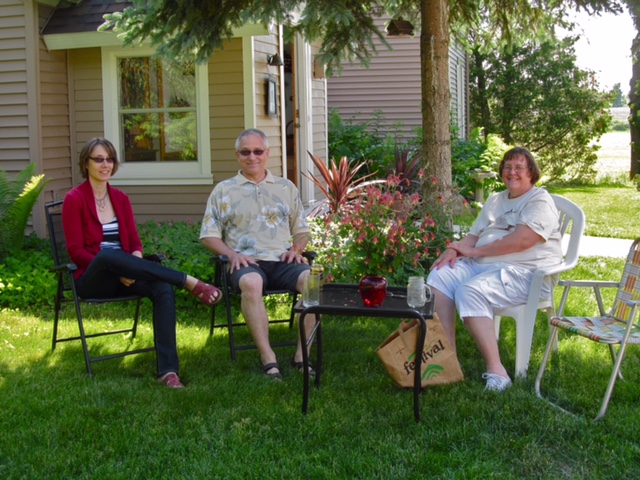 Jen, Dale, and Nancy. Where's Ron?