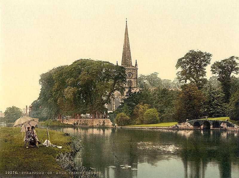 Warwickshire, Stratford upon Avon, Trinity Church