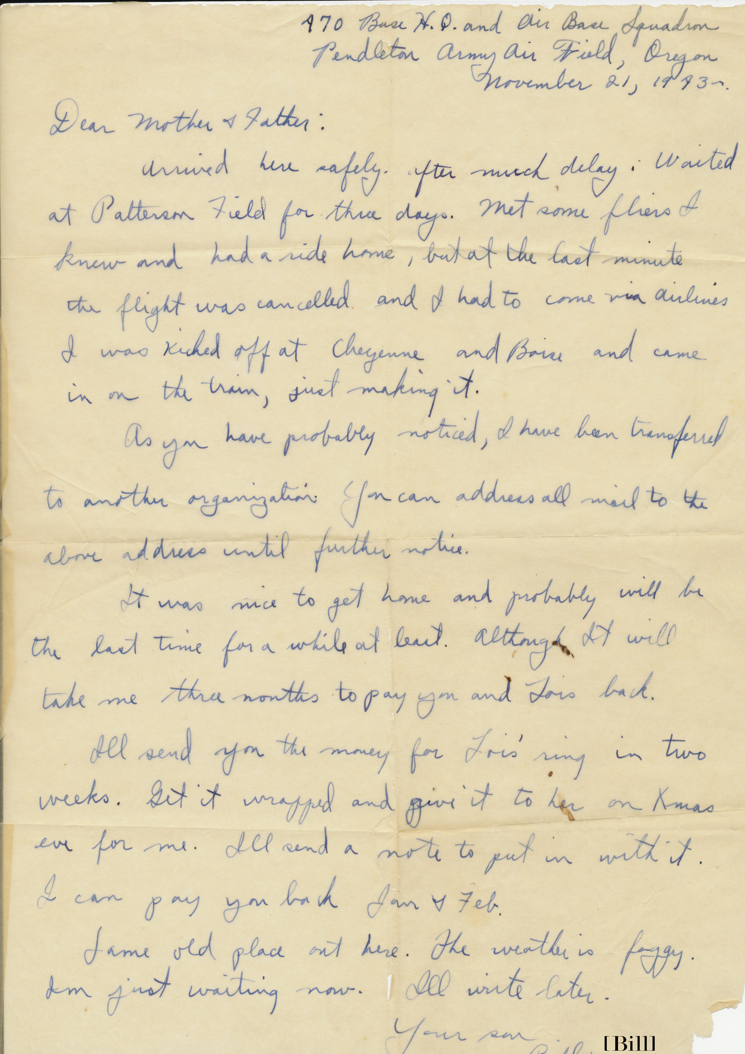 letter_shepardw_to_shepardwr_1943_11_21