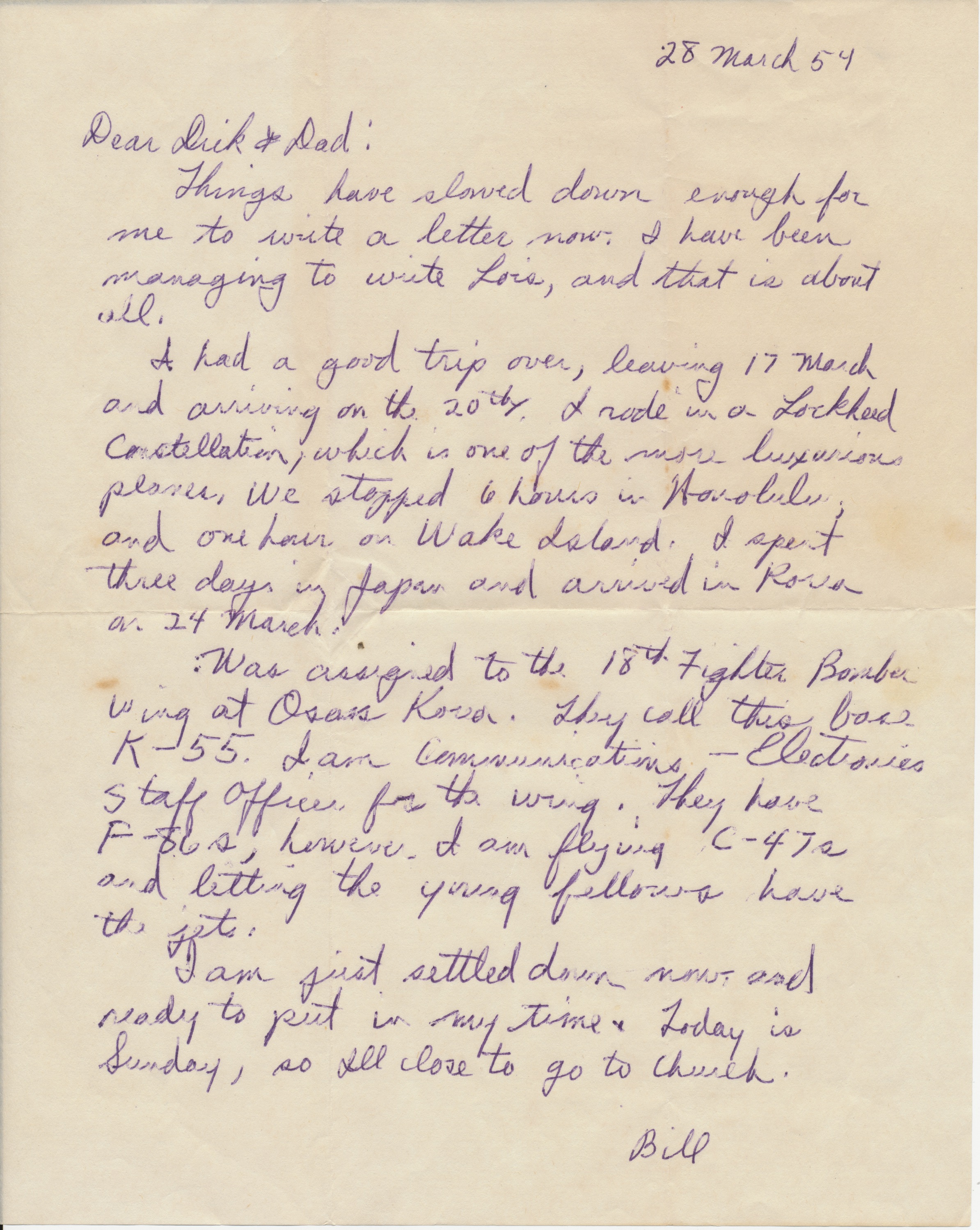 letter_shepardw_to_shepardwr_1954_03_28